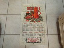 Vintage Linen Kitchen Calendars -- Years 1970 & 1979 in Luke AFB, Arizona